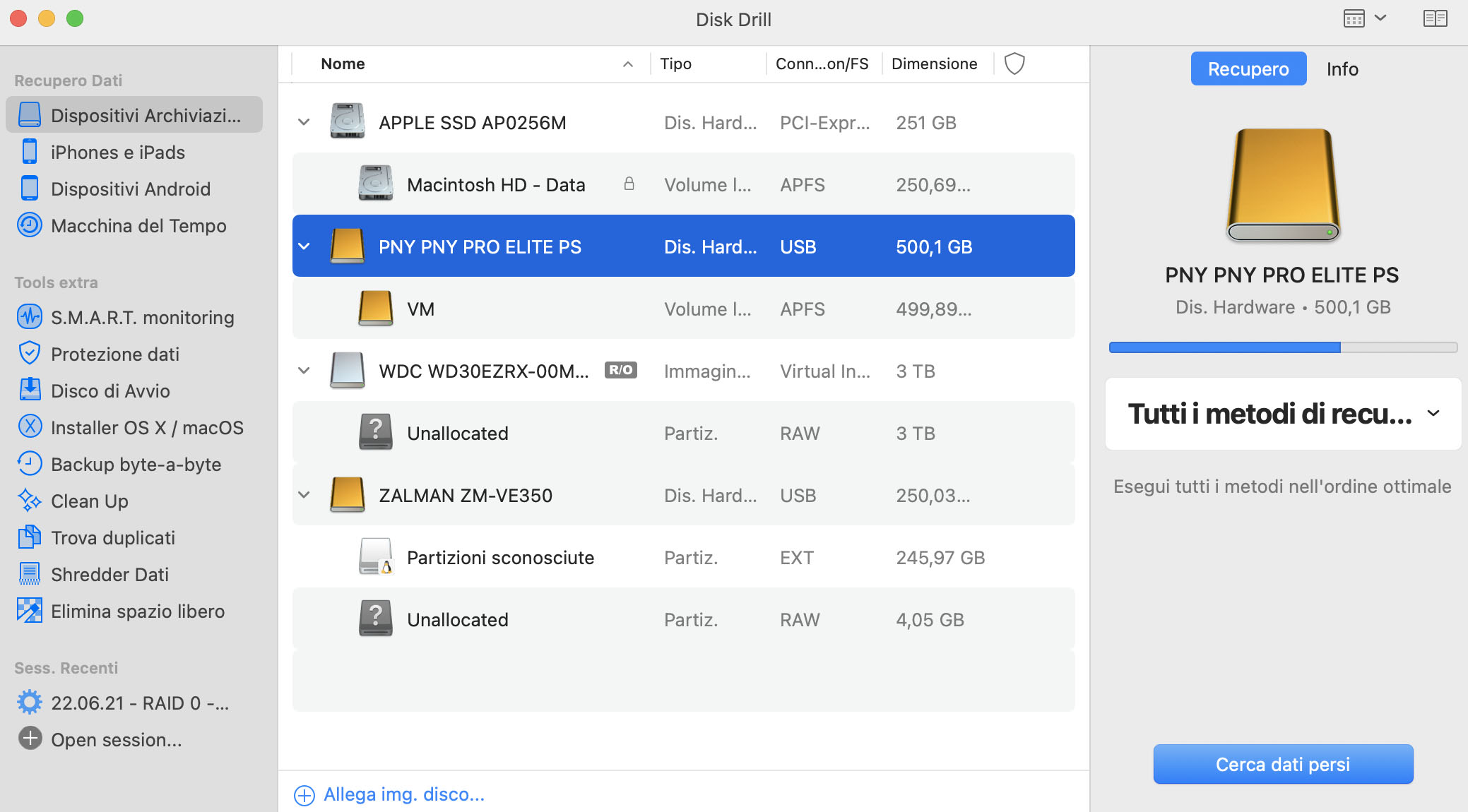 recupero dati hard disk esterno mac gratis