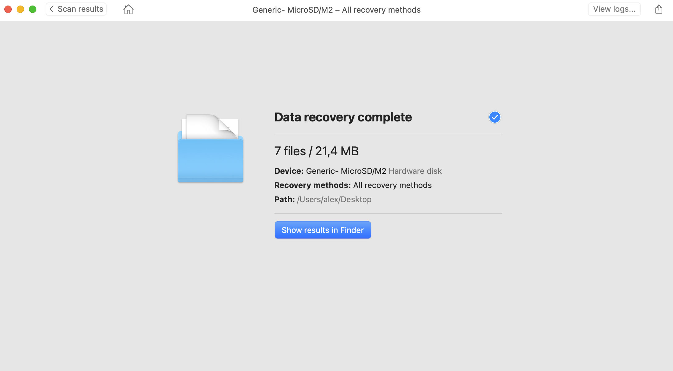 Recover Deleted Files From microSD Card With Disk Drill